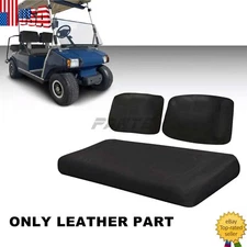For PRE-2000 DS Golf Cart 1982-2000 3pcs Club Car Front Seat Skin Cover Leather