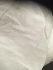 Per yard White Cotton Lawn Fine woven light weight Fabric 57"-58"