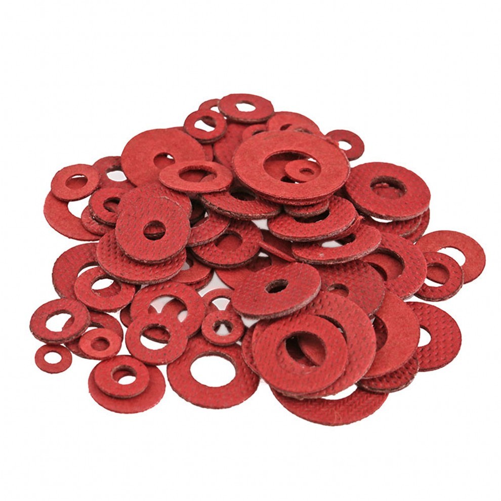 RED FIBRE FLAT SEALING WASHERS INSULATING FIBER WASHER GASKET M2 M2.5
