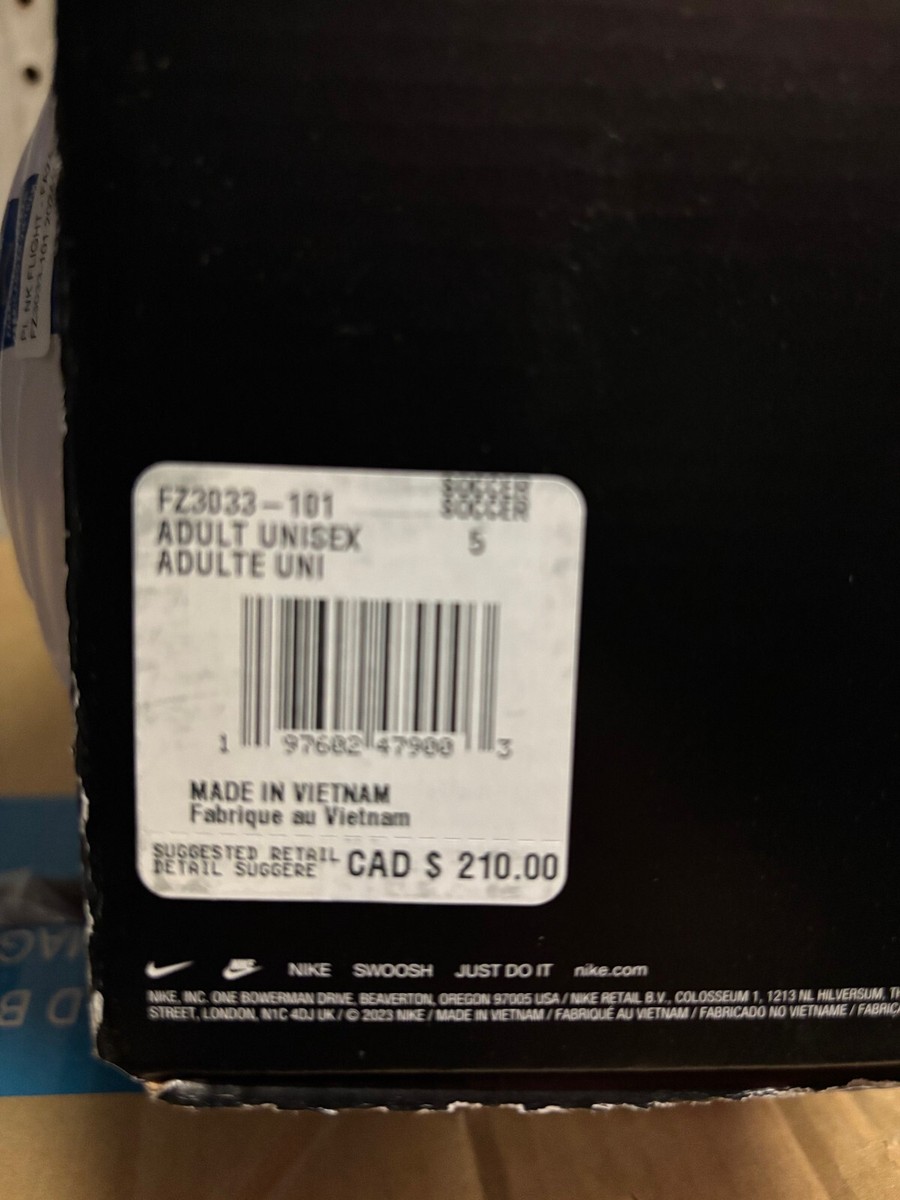 Nike Premier League Flight Ball 25 Years FZ3033-101 Rare Genuine