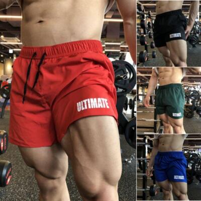 pantalones Cortos De Algodón Para Hombres Moda Casual Deportivo Gimnasio Fitnes
