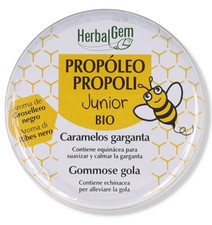 HerbalGem Propolis Bio Junior Gommes Arôme De Cassis 45g