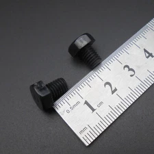 100Pcs M6*8 M6X8MM Plastic ROHS Nylon HEX Head Cap Screw Machine Bolts 6MM X 8MM