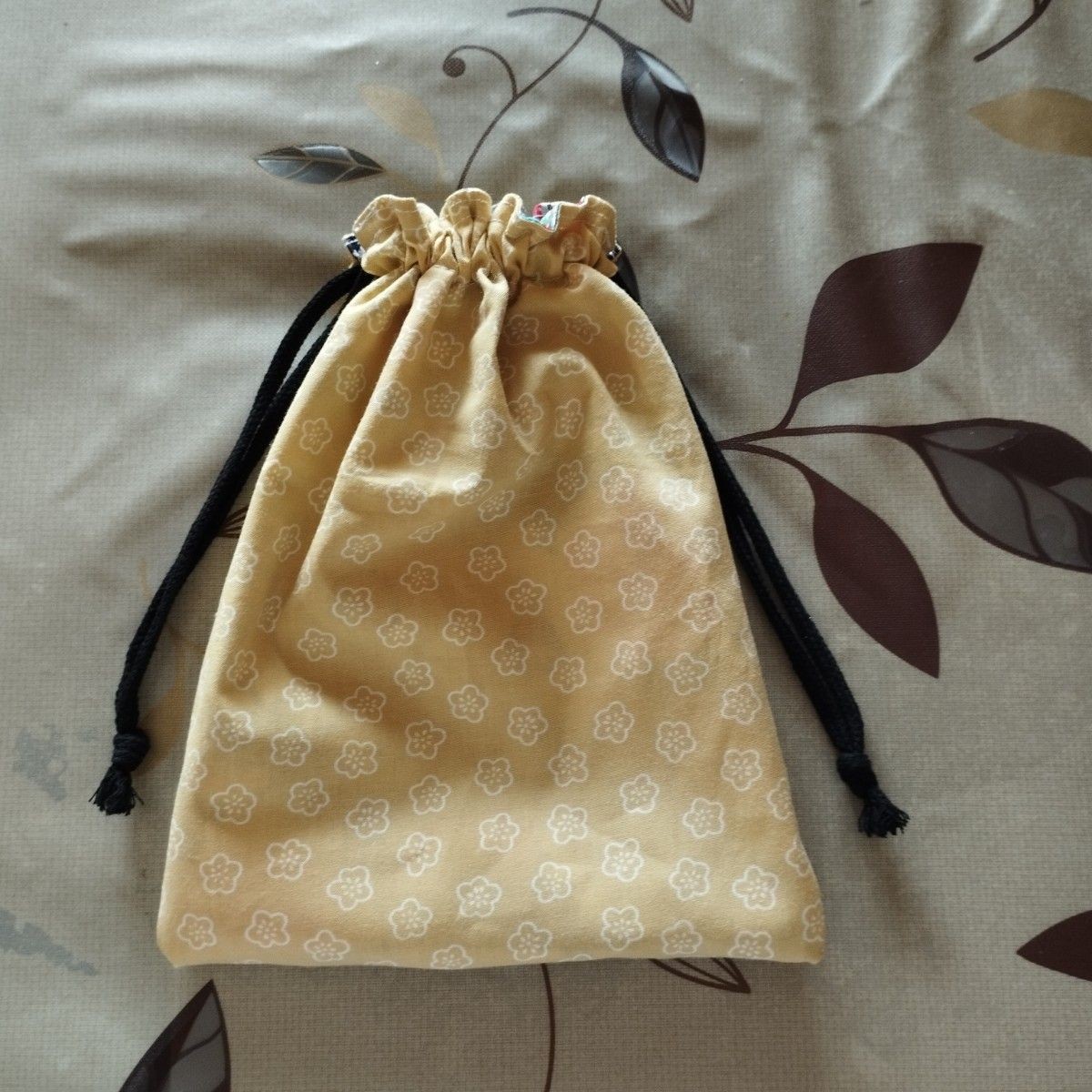 Drawstring bag Japanese pattern Temari - image 3