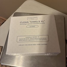 3 pack Clean Skin Club XL Towels Disposable Face Wash Cloths 10 Travel Size