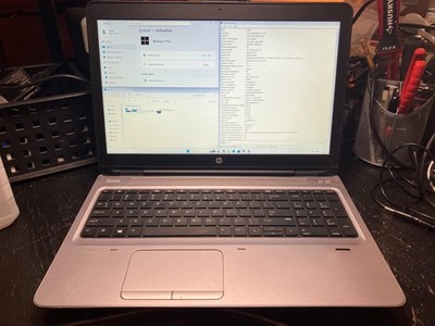 HP ProBook 655 G3 15.6'' Laptop AMD A10 2.4GHz 8GB RAM 240GB SSD Win 11 Wifi READ