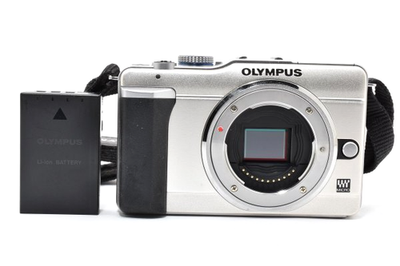 Olympus PEN E-PL1 Champagne Gold Digital Camera Body only Tested w