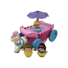 Fisher-Price Little People Disney Princesa Carrusel Carruaje con 3 Princesas Figura