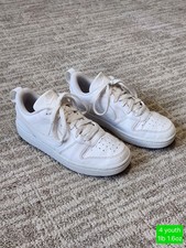 Nike Court Borough Low Recraft sneakers shoes white size 4 youth