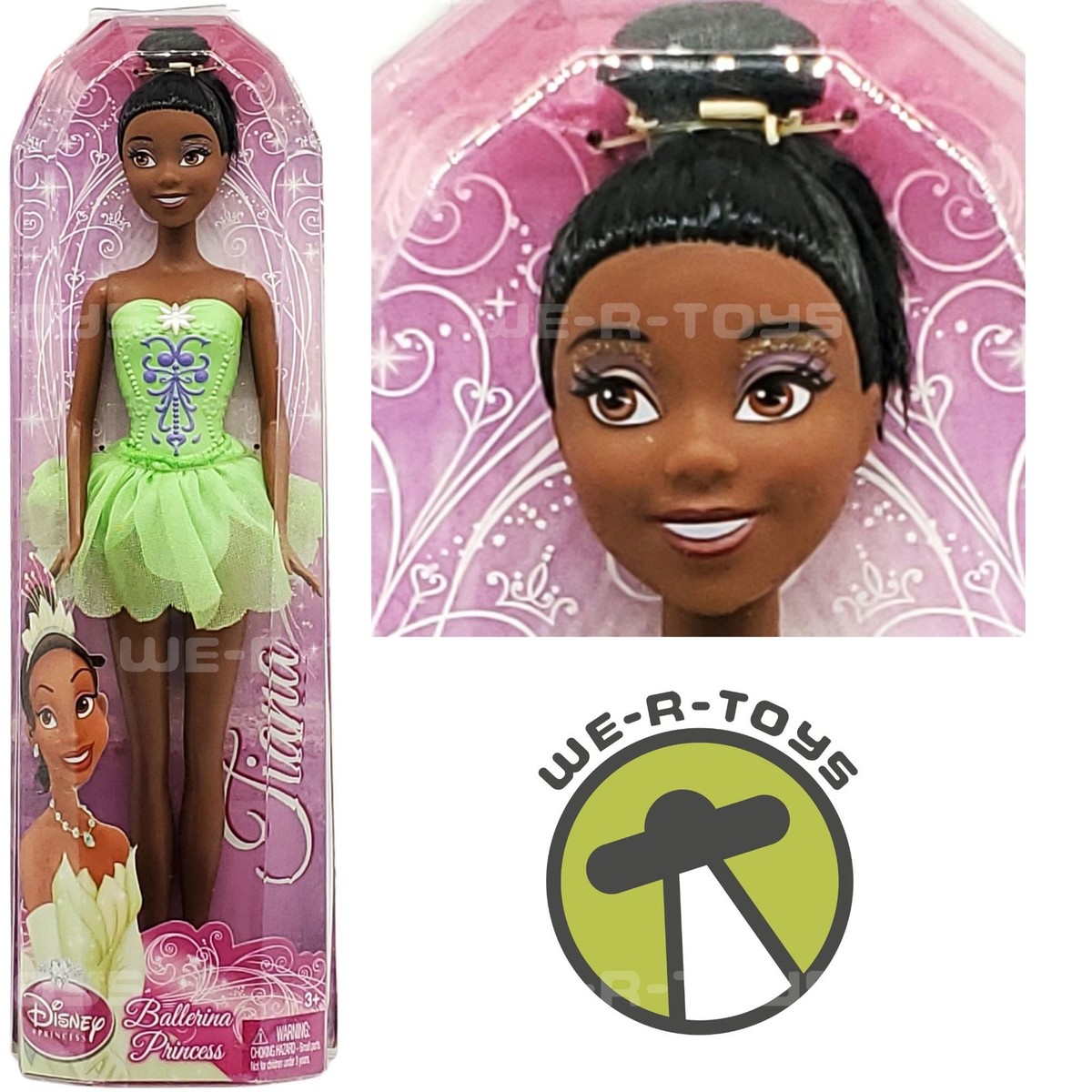 Disney Ballerina Princess Tiana Doll 2009 Mattel #T7198