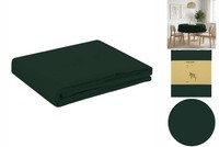 Tischdecke Rund DunkelgrüN Ø 160 Cm Polyester Uni-Optik