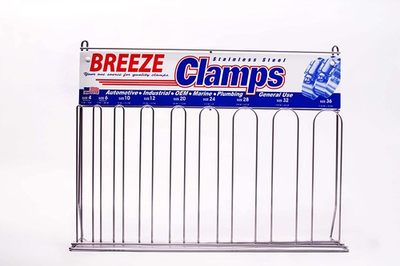 #ad Breeze 6200 Empty Hose Clamp Display Rack $53.93