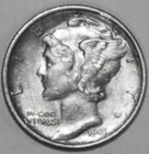 1941-P Mercury Dime - Extra Fine Plus - #3980ED FREE SHIPPING