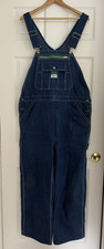 Liberty Men's Overalls 38 x 30 Blue Denim Bib Workwear Utility Straight Leg