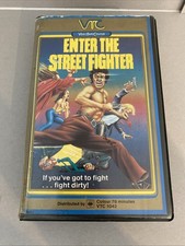 Enter The Street Fighter Ex Rental Big Box Rare VHS Sonny Chiba