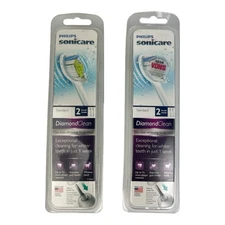 4 SONICARE DiamondClean Replacement Toothbrush Tooth Brush Heads Sonic GENUINE