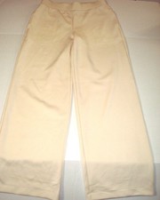 New Womens 24 7 Soma Modern Modal Straight Leg Pant Small Off White Vanilla NWOT