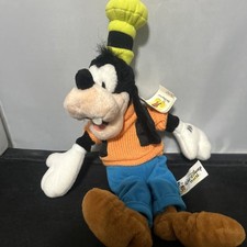 Disney Theme Parks 11 inch Goofy Plush Bean Bag Toy JZ33