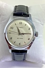 Vintage 1957 / 58 Men Timex 36MM Self-Wind Automatic White Dial Watch Runs READ