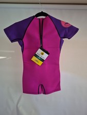Body Glove Child Girls Size Large Springsuit Wetsuit Pink Purple-New Read descr