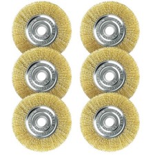 6X For Ryobi RAC814 Wire Brush 115mm Patio Cleaner Block Paving Wire Brush Wheel