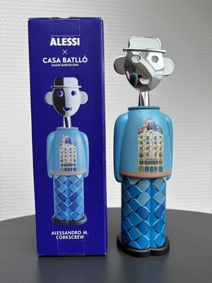 Alessi AM23 Mendini Korkenzieher corkscrew Casa Batllo Gaudi Barcelona 2026 NEU