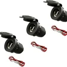 12V Cigarette Lighter Socket 12V Power Outlet for Car Automotive-YM1084-3PCS