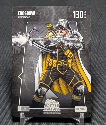 Sidney Crosby CROSBOW Steel 2026 Bo Jackson Battle Arena Card #125 Penguins