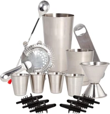 LexiHome 16 Pc Cocktail Making Set, Bartender Kit, Cocktail Shaker Gift Set, Bar