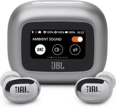 JBL Live Buds 3 true-wireless NC headphones (silver)