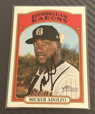 2021 Topps Heritage Minor League Edition Micker Adolfo #42 Signed Autograph