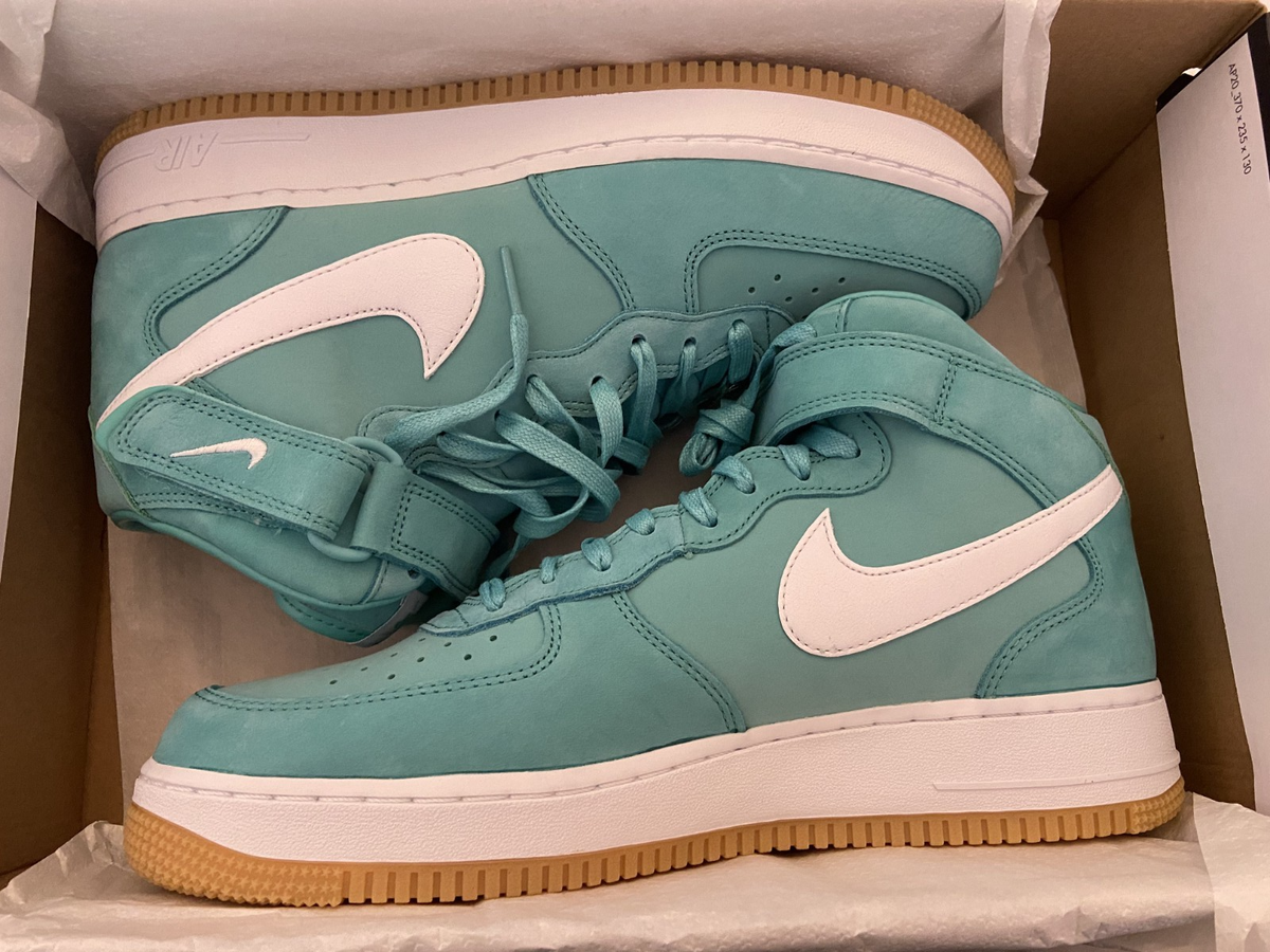 nike men air force 1 07 mid light blue