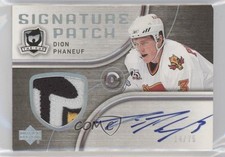 2005-06 Upper Deck The Cup Signature 14/75 Dion Phaneuf #SP-DP Patch Auto 2d8