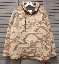 Sleeping Indian Designs Half Zip Camo Pullover XL 90% Wool 10% Cotton USA