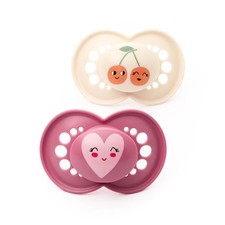 MAM Baby Soothers 6m Pink   Original Design   2Pk BPA-Free Pacifiers