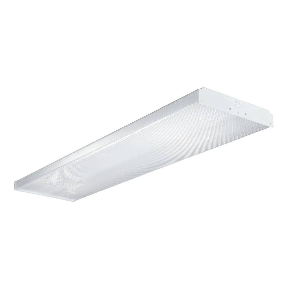 Metalux Wraparound Light 4' White 2-Light Residential