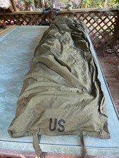 M 1949 U.S. ARMY MILITARY DOWN MOUNTAIN SLEEPING / MUMMY BAG With New Cover