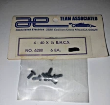 Team Associated RC 6288 4-40 X 1/4 button head cap screws