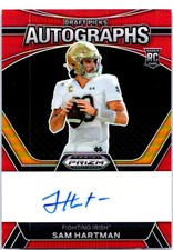 2024 Panini Prizm Draft Picks - Draft Autographs Red #DPA-SHN Sam Hartman #/199