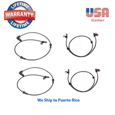 4 ABS Wheel Speed Sensor Front Rear Right & Left Fit: Mercedes GLK350 2010-2011