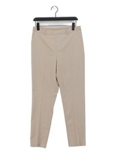 Uniqlo Women's Suit Trousers M Tan Polyester