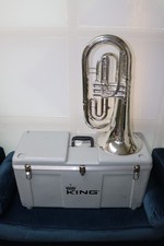 King SB30SP Marching Euphonium, Silver, New-Demo