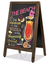 A Board Pavement Sign A Frame Chalkboard Sign Board Magnetic 43x85cm Double Side