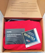 *Great Condition* NRS Rev Dry Top XL Red Gore-tex Pro - Worn Once, Original Box 