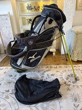 Mizuno Aerolite Golf Bag Stand 7-Way Divider Rain Hood Shoulder Strap