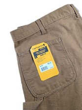 Carhartt BN0011-M Loose Fit Washed Duck Utility Work Painter Pant Men 44X36 NWT