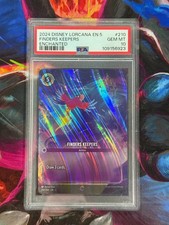 2024 LORCANA EN5 SHIMMERING SKIES 210 ALADDIN FINDERS KEEPERS ENCHANTED PSA 10