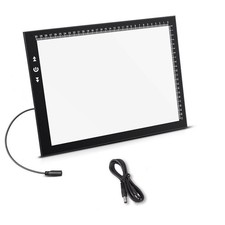 HSK 13  x 9  LED Artist tracing Light Box Copy Table, 01 - 9  , BLACK