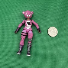 Fortnite Cuddle team leader Pink Bear 4" Action Figure 2018 Toy Jazwares