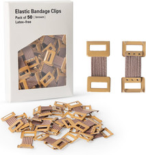 50-Pack Elastic Bandage Clips, Stretch Bandage Wrap Clips, Durable  Replaceable